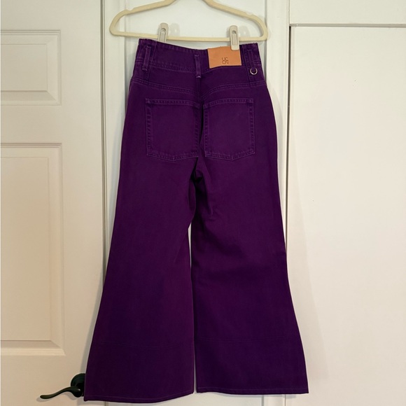 Ulla Johnson Margot high rise purple jeans - Picture 8 of 8